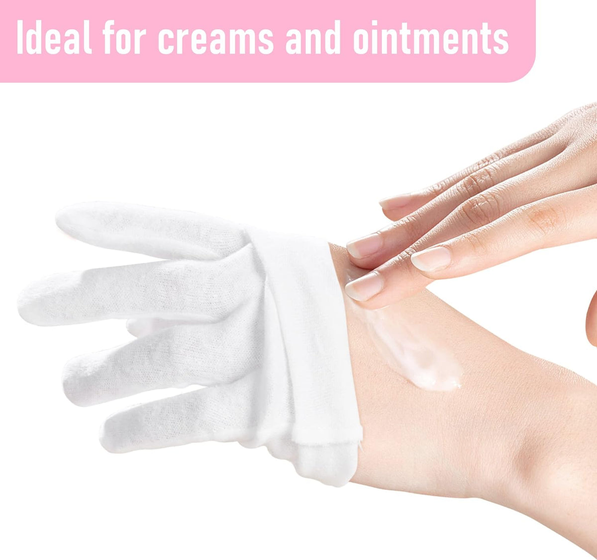 Cotton Gloves, Pairs, Size X-Small - Main Image