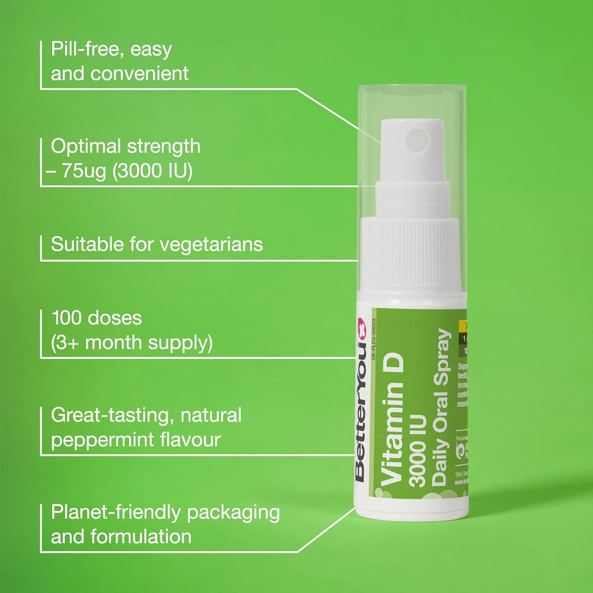 Vitamin D 3000 IU Daily Oral Spray