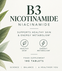Vitamin B3 (Nicotinamide/Niacinamide) 500Mg 180 Tablets