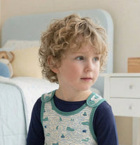 Anti Scratch Dungarees - Crocodile Print