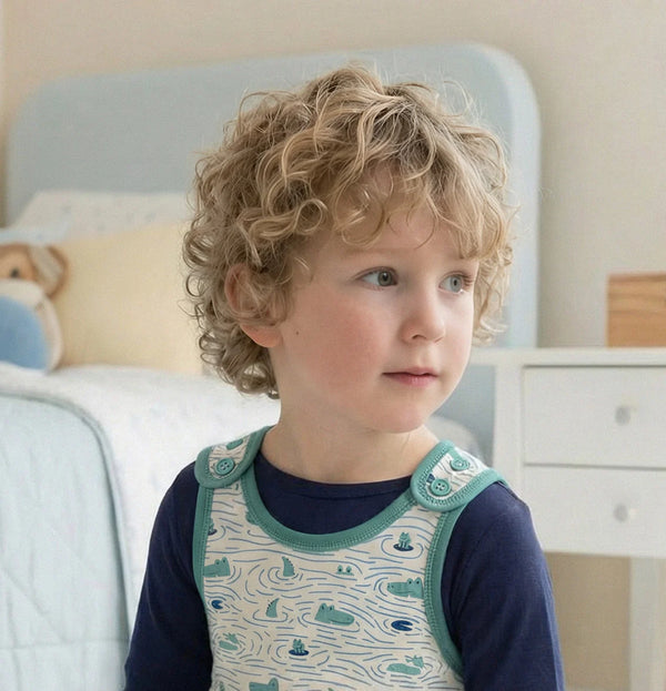 Anti Scratch Dungarees - Crocodile Print