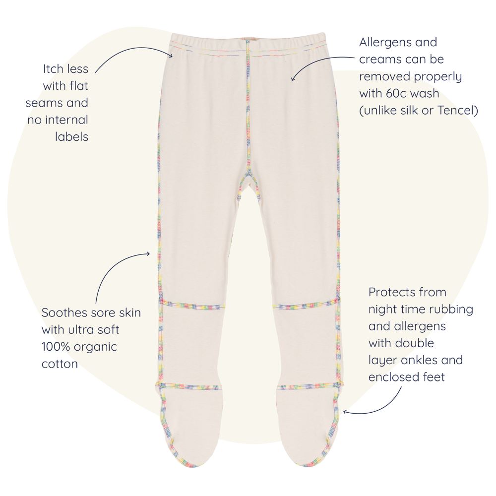 Eczema Ankle Protect PJ Bottoms (1-4 yrs)