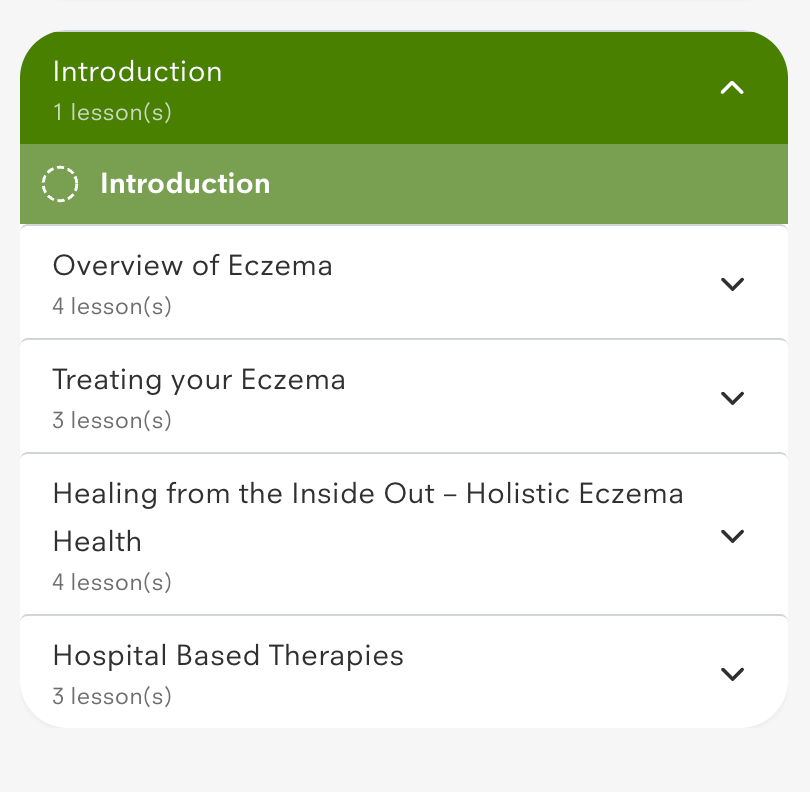 The Eczema Course